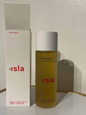 Isla The Elixir Brightening & Fortifying Toner NIB 4.05oz